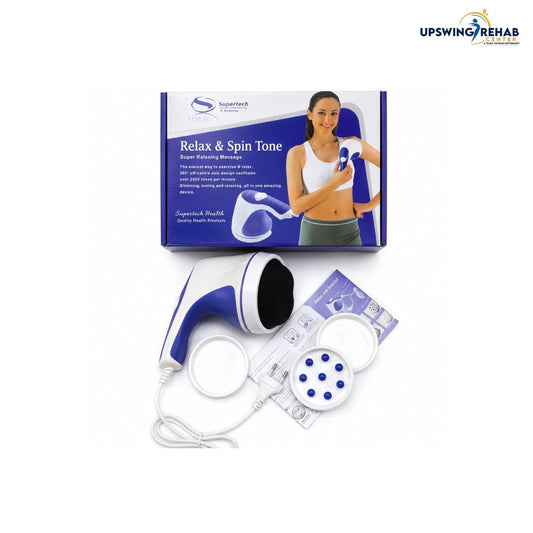 The Massager Manipul Relax &amp; Tone by Upswing Rehab Centre makes that possible. This versatile 3-in-1 massager comes with three specialized heads, each engineered for a different purpose, so you get targeted relief exactly where you need it most.